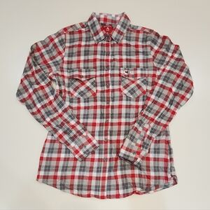 KANSAS CITY CHEIFS|Women's Antigua Full Button-up Long Sleeve Shirt|Size Med